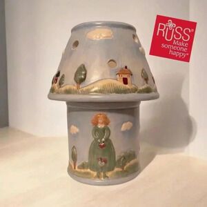 🔻Vintage🔻RUSS Berri Candle Lamp, 6.50’’🕯️